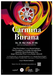 Flyer Carmina Burana Chor Persephone und Chor Wien Neubau 2026